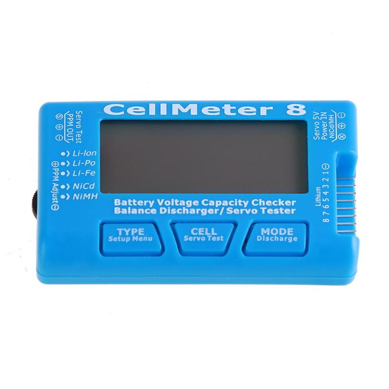 Drone Battery Voltage Checker - Cellmeter 8, цифровой прибор для проверки