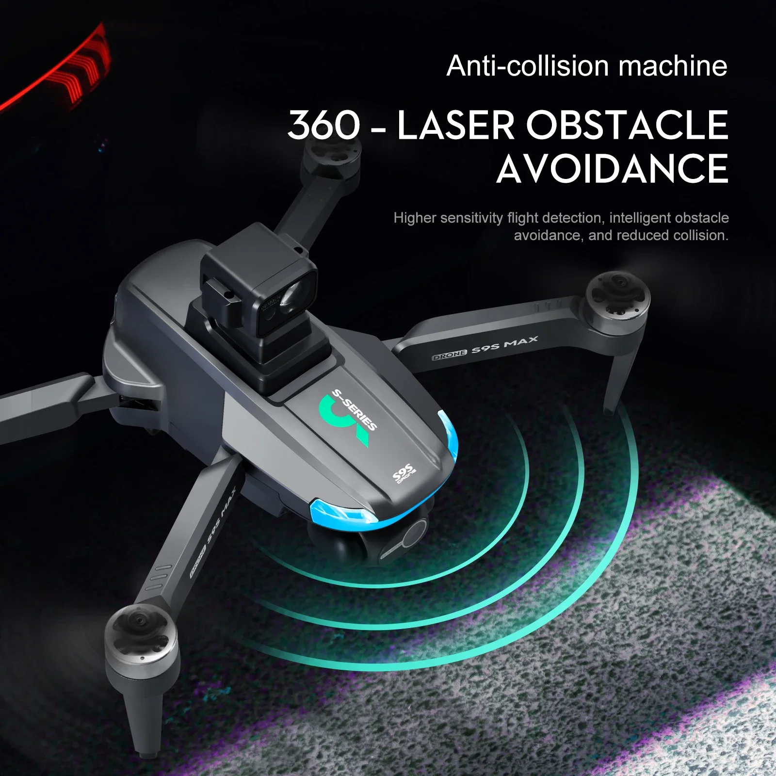 НОВЫЙ S9S MAX MINI Drone 4K 2- – обзор и цена Drone Battery Case