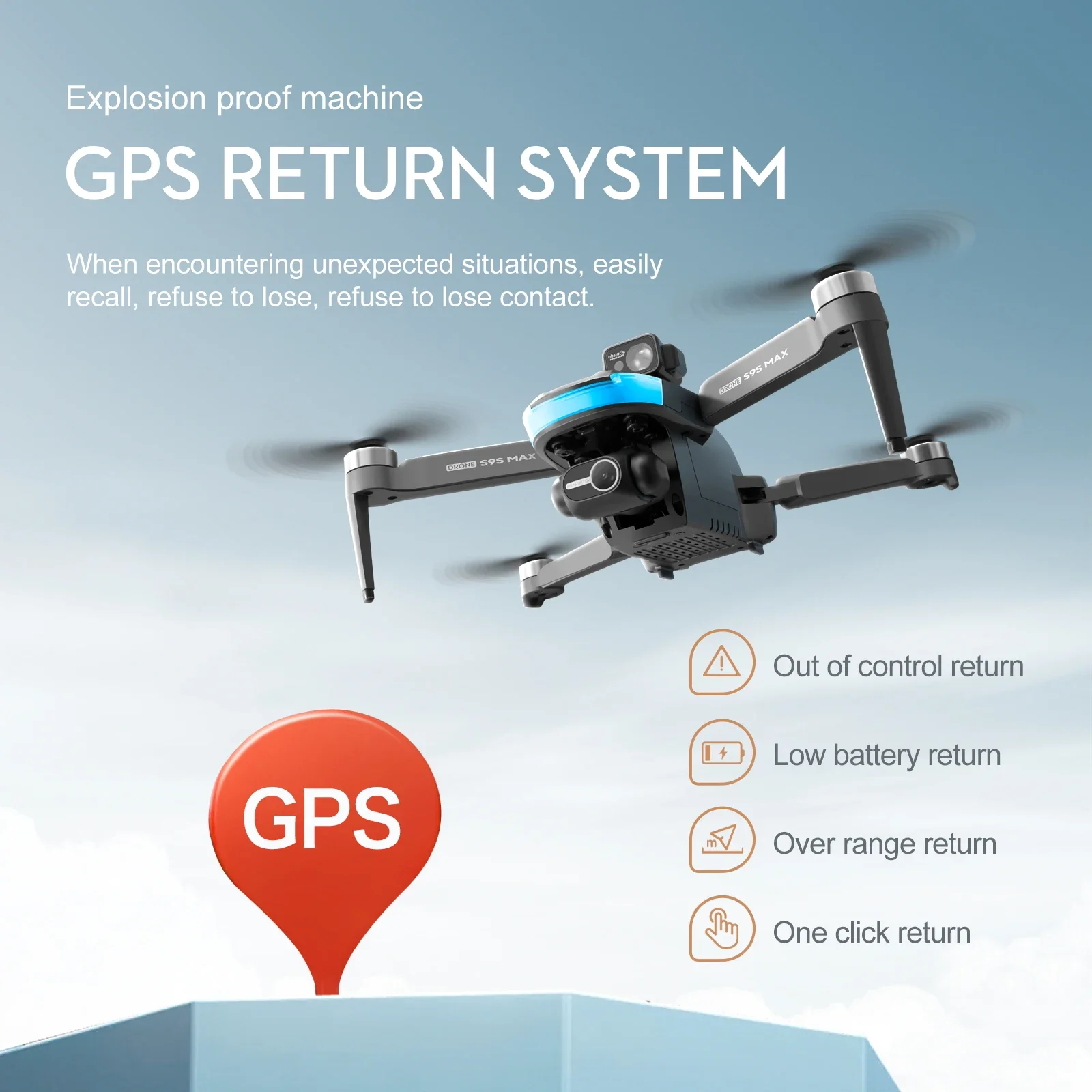 НОВЫЙ S9S MAX MINI Drone 4K 2- – обзор и цена Drone Battery Case