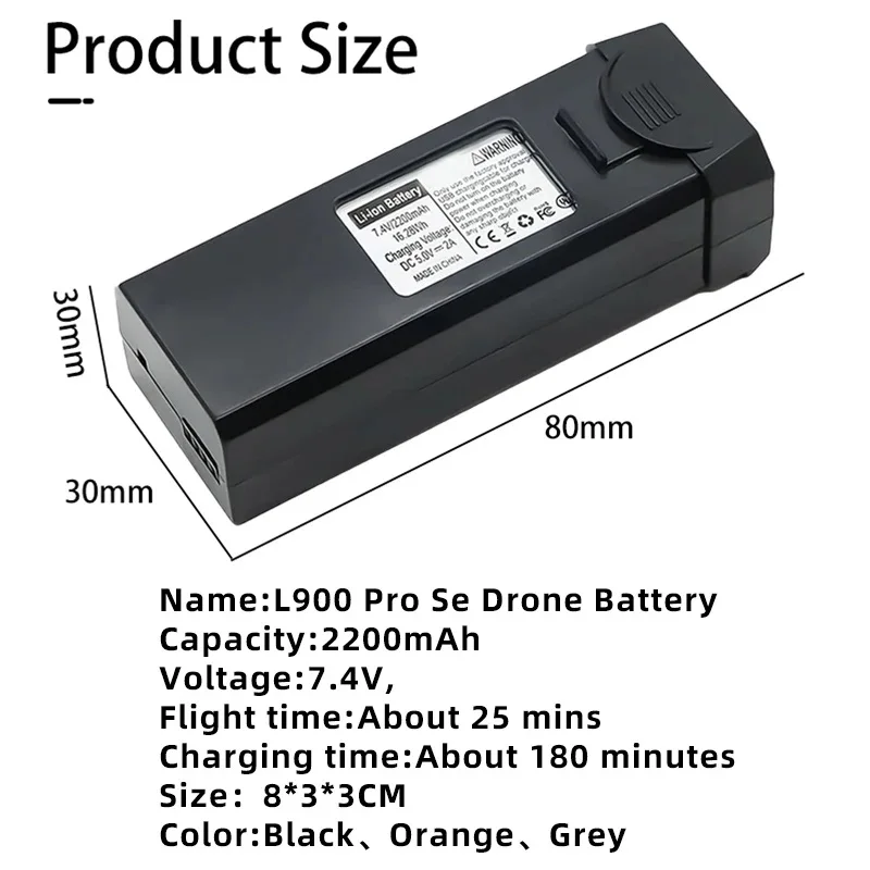 Аккумулятор L900 PRO SE Max, б – обзор и цена Drone Battery Li-Ion