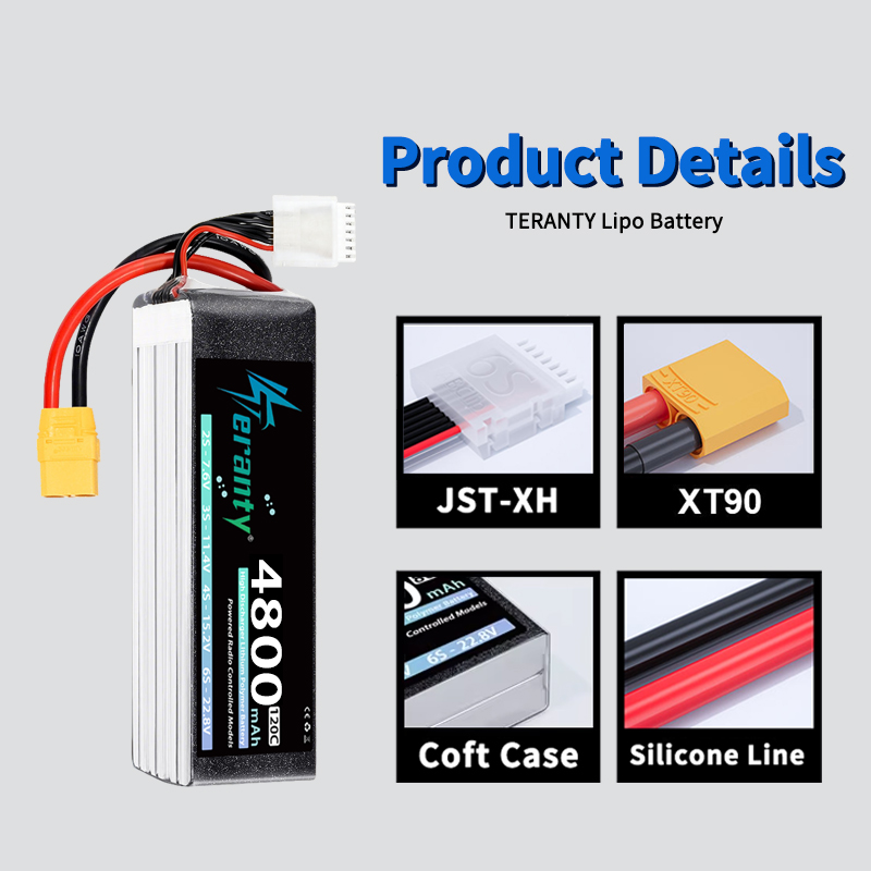 Аккумулятор LiPo TERANTY 6S 48 – обзор и цена Drone Battery 6S