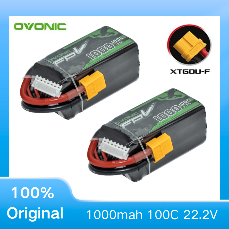 2 шт. LiPo аккумуляторы OVONIC – обзор и цена Drone Battery 6S